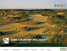 Tablet Screenshot of lowcountryholidays.com